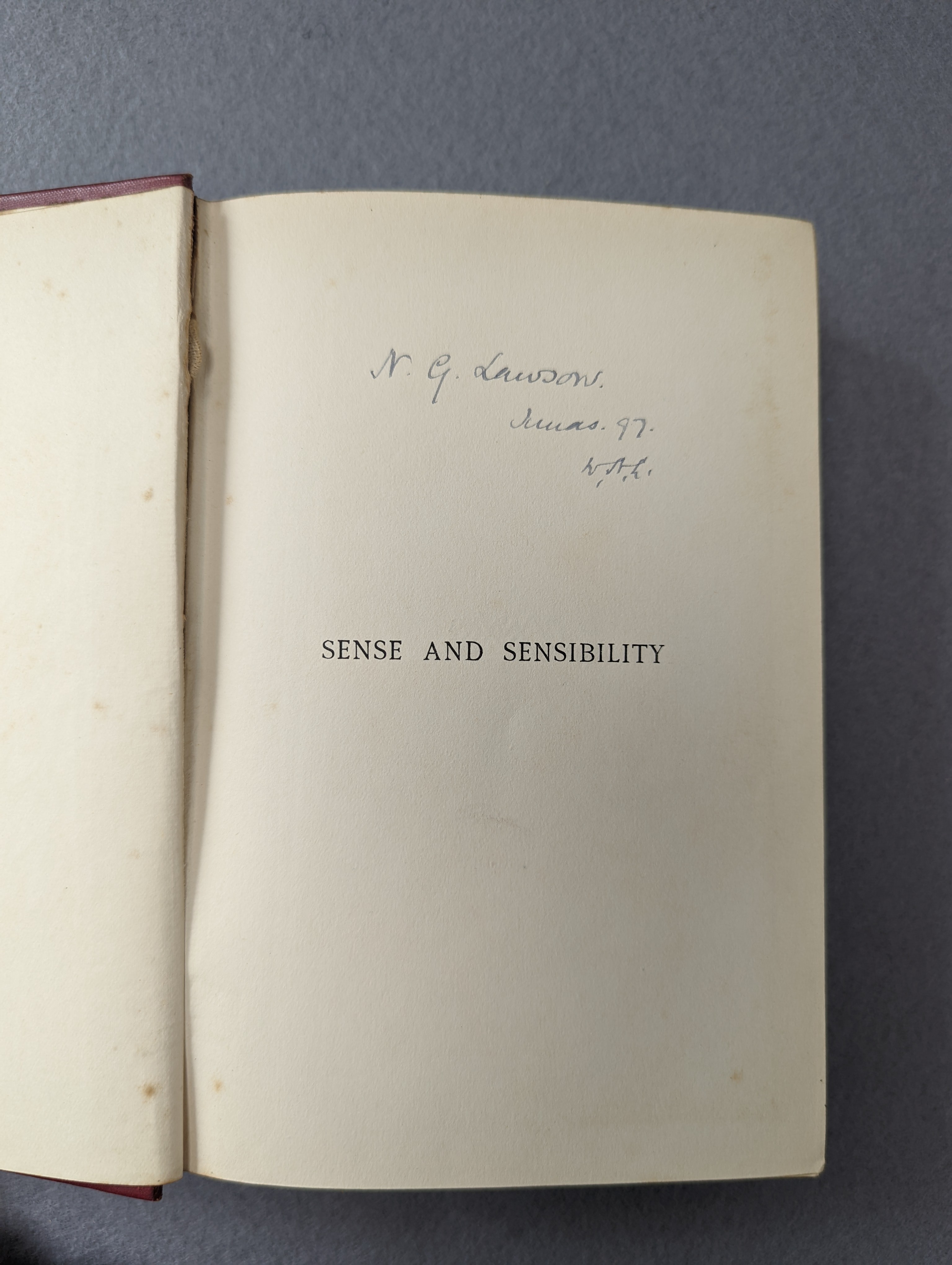 Austen, Jane - Macmillan's Illustrated Standard Novels, comprising: Sense and Sensibility; Emma; Mansfield Park; Northanger Abbey and Persuasion; i.e. 4 vols (ex 5 -without Pride and Prejudice); publisher's introductions